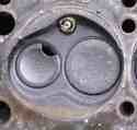 burned exhaust valve